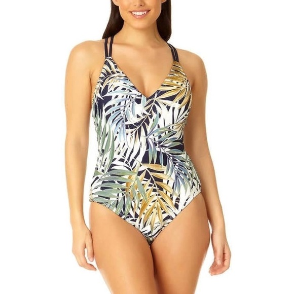 Hurley Other - NWT Hurley women’s one piece palm leaf swimsuit